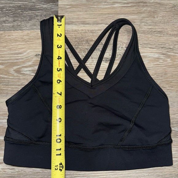 Lululemon Black Strap It Like It’s Hot Sports Bra - Size 4 - Picture 5 of 7